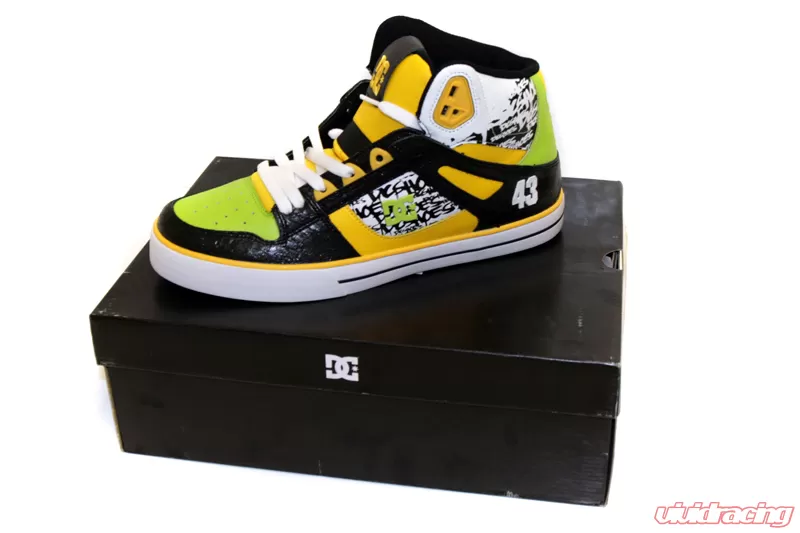  Ken Block's 43 and wrapped in a bright black lime and yellow leather in 
