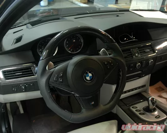 DCT Motorsports Carbon Trim Steering Wheel BMW M5 E60 05 Image5