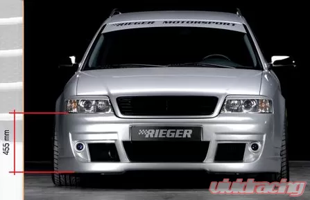 Rieger Front Bumper with Washers Audi A6 C5 4B 9801 Image1