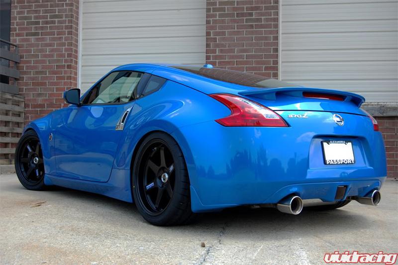 370Z 2 370Z Fitted with Flat Black TE37s