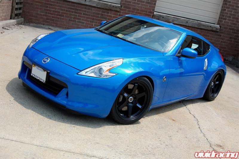 370Z 3 370Z Fitted with Flat Black TE37s