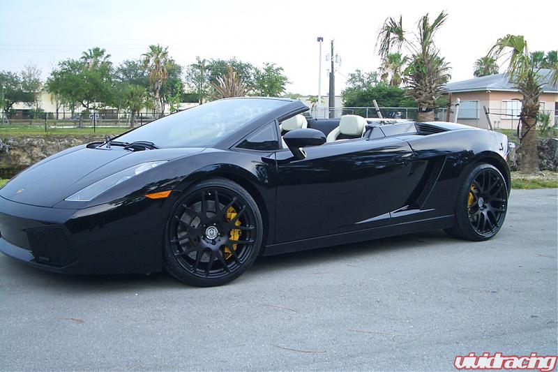 Lamborghini Gallardo Black Rims. Lamborghini HRE Wheels M40