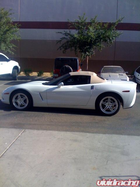 IForged Wheels Deck Out this C6 Corvette in all White - 169 views