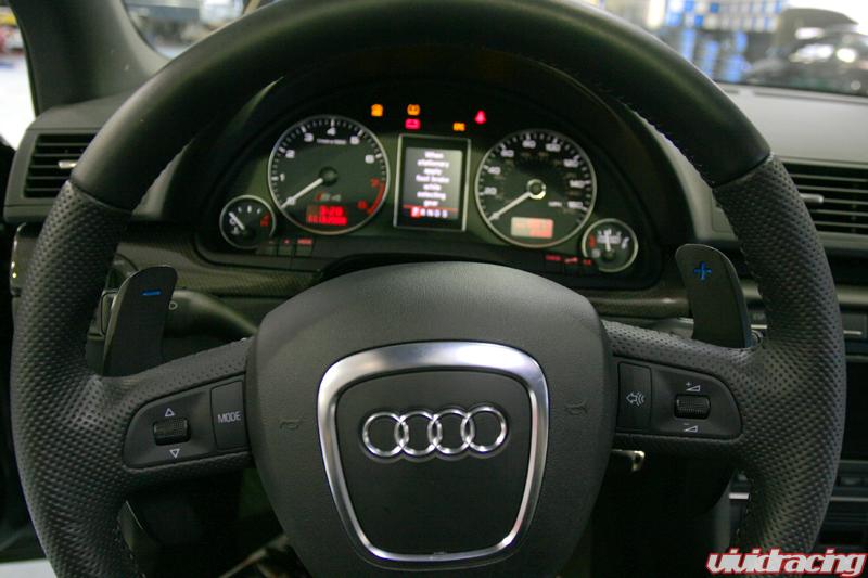 Agency Power Audi Paddle Shifters Installed