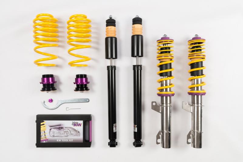 KW Coilover Kit V1 Audi TT Coupe | Roadster FWD All Engines | Volkswagen New Beetle 1998-2010 - 10210005