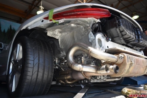 Agency Power High Flow Headers and 2nd Muffler Bypass Pipes Porsche 991 Carrera