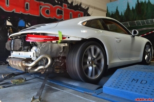 Agency Power High Flow Headers and 2nd Muffler Bypass Pipes Porsche 991 Carrera
