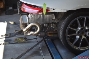 Agency Power High Flow Headers and 2nd Muffler Bypass Pipes Porsche 991 Carrera