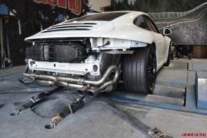 Porsche 991 Dyno Test Agency Power Center XPipe with 2nd Muffler Delete