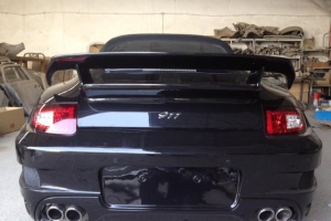 Porsche 997 C4S Cab with NR Auto GT Street Body Kit and Gemballa Style Hood