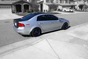 Acura TSX with Volk Racing TE37 SL Blue 18x9.5