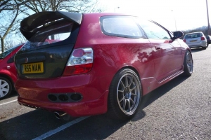 Weds Sport TC105N Wheels 17x8.5  5x114.3 Honda Civic