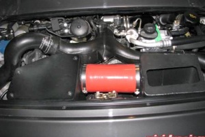 Porsche 996TT Air Box Installed by Agency Power