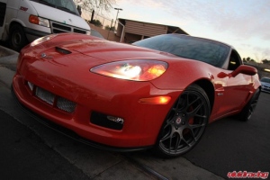 Corvette with HRE P40SC Satin Charcoal 20x10.5 20x13