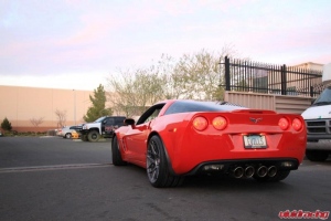 Corvette with HRE P40SC Satin Charcoal 20x10.5 20x13
