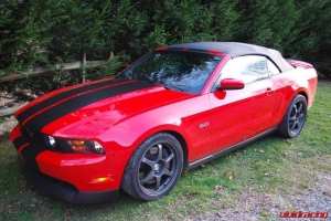 SSR Type C RS Wheels 19x9.5 Gunmetal +45mm Ford Mustang GT