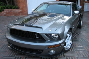 Ford Mustang with Work Wheels
