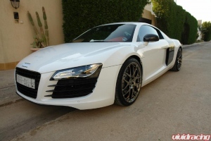 Sameh's Audi R8 with HRE P40 Monoblocks