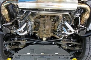 Underneath Picture of Headers and Exhaust