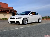 BMW E92 M3 White Work VSXX Brombacher Wheels 19x9.5 19x11