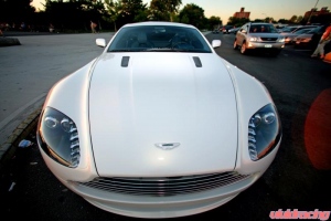 Franks White Aston Martin