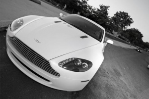 Franks White Aston Martin