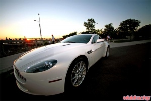 Franks White Aston Martin