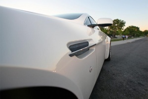 Franks White Aston Martin