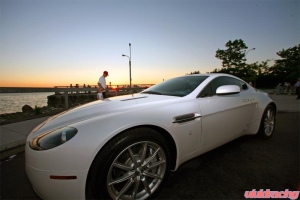 Franks White Aston Martin
