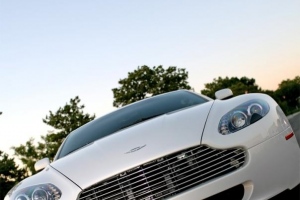 Franks White Aston Martin