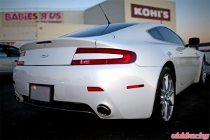 Franks White Aston Martin