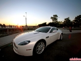 Franks White Aston Martin