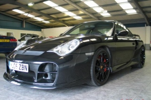 Car Tech's 996 Turbo with Rotora 12 Piston Brakes