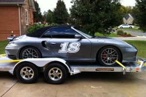 996TT Cab with Tinted Brushed HRE R40 Wheels