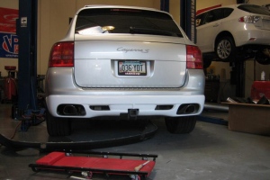 Jubily Kit Being Fitted to Cayenne S