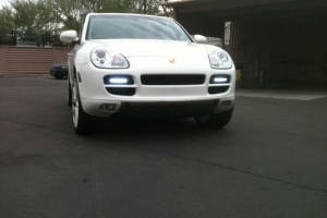 Porsche Cayenne S With Led Lights Installed