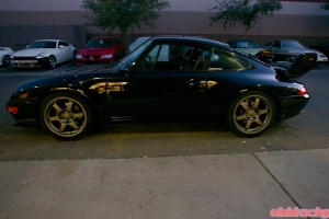 Porsche 993C2 with Volk TE37 Wheels