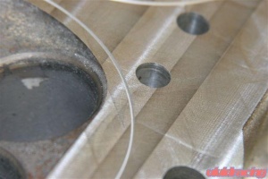 O rings grooves ready