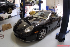 Cayman S Lowered on JIC Cross Coilovers