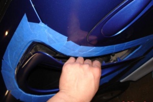 Precision Porsche Side Air Vents Installed