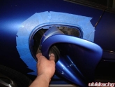 Precision Porsche Side Air Vents Installed