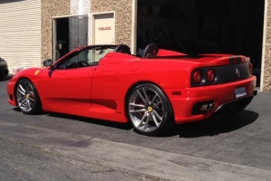 Ferrari 360 Spyder with ADV1 Wheels 5.2.1 19x8.5 20x12