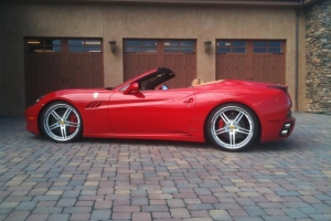 Ferrari California lowered on H&R springs