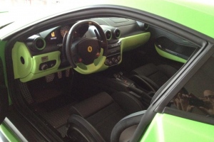 Ferrari GTO with FXX Aero Kit and Custom Matte Green