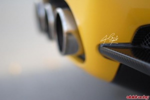 Ferrari 458 Yellow Capristo Carbon Fiber Diffuser