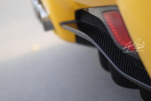 Ferrari 458 Yellow Capristo Carbon Fiber Diffuser