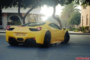 Ferrari 458 Yellow Capristo Carbon Fiber Diffuser