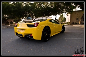 Ferrari 458 Yellow Capristo Carbon Fiber Diffuser