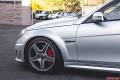 H&R Coilovers Installed Mercedes C63 AMG