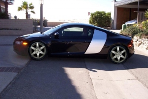 Photoshop of HRE 546R on Audi R8.